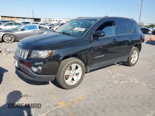 2015 Jeep Compass High Altitude Edition with VIN 1C4NJDEB2FD408957, listed as a Copart auction lot 52639735 with 129,767 mi miles and Salvage Title. Bid and sale history available at carsss.com. Image 1.