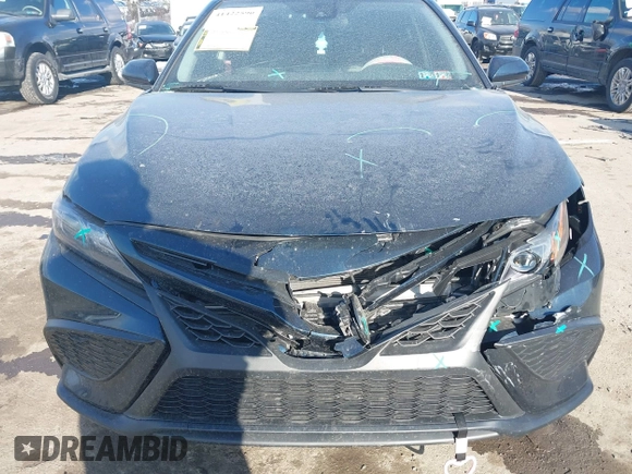 2021 Toyota Camry SE Nightshade with VIN 4T1G11AK8MU527456, listed as a IAAI auction lot 41422590 with 86,927 mi miles and . Bid and sale history available at DreamBid. Image 12.