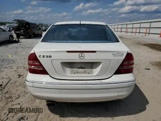 2006 Mercedes-Benz C 230 Sport with VIN WDBRF52H76F796255, listed as a Copart auction lot 52890765 with 195,310 mi miles and Salvage Title. Bid and sale history available at carsss.com. Image 6.
