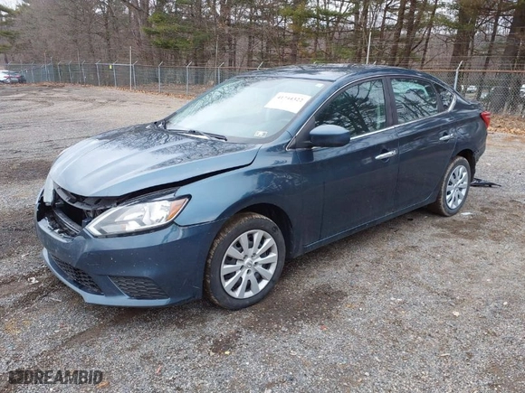 2017 Nissan Sentra S with VIN 3N1AB7APXHY348301, listed as a IAAI auction lot 41744322 with 127,368 mi miles. Bid and sale history available at carsss.com. Image 2.