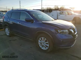 2017 Nissan Rogue SV with VIN 5N1AT2MV3HC744176, listed as a Copart auction lot 49169405 with 137,104 mi miles and Salvage Title. Bid and sale history available at carsss.com. Image 4.