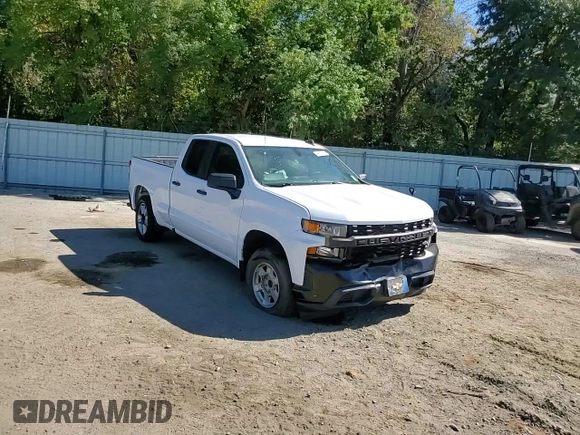 2020 Chevrolet Silverado 1500 Work Truck with VIN 1GCRWAEF0LZ269401, listed as a Copart auction lot 76620194 with 89,910 mi miles and Salvage Title. Bid and sale history available at DreamBid. Image 10.