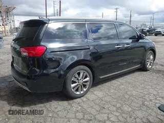 2018 Kia Sedona SX-L with VIN KNDME5C18J6390042, listed as a IAAI auction lot 41775242 with 115,003 mi miles. Bid and sale history available at carsss.com. Image 4.