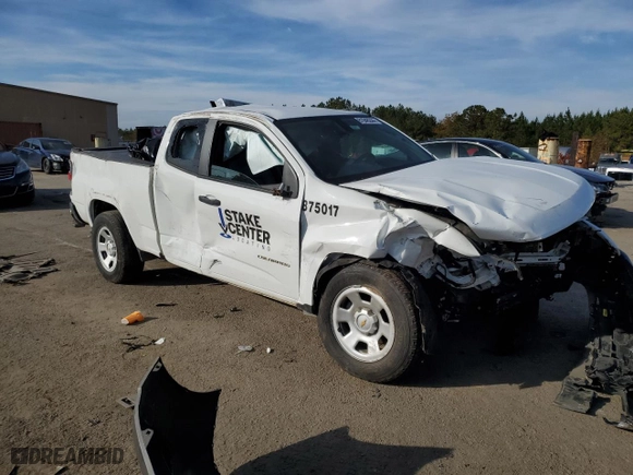 2022 Chevrolet Colorado 2WD Work Truck with VIN 1GCHSBEA8N1186737, listed as a Copart auction lot 81946244 with 46,774 mi miles and Salvage Title. Bid and sale history available at carsss.com. Image 4.