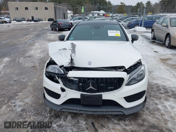 2017 Mercedes-Benz C 43 AMG with VIN WDDWJ6EB3HF436957, listed as a IAAI auction lot 41652591 with 50,916 mi miles and . Bid and sale history available at carsss.com. Image 13.