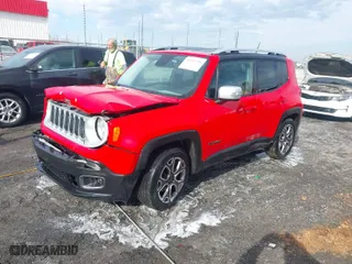 2016 Jeep Renegade Limited with VIN ZACCJADT4GPD65094, listed as a IAAI auction lot 41364080 with 133,737 mi miles. Bid and sale history available at carsss.com. Image 2.