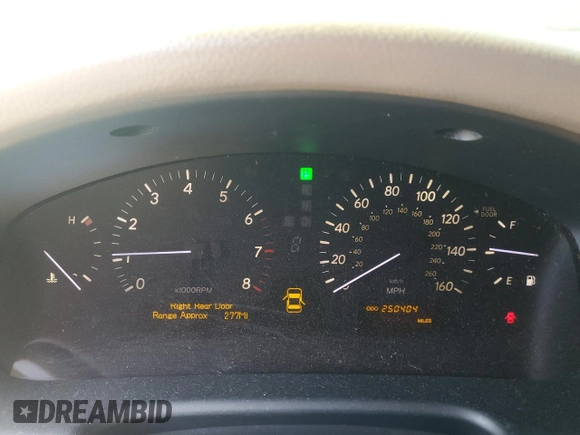 2004 Lexus LS 430 z VIN JTHBN36F540155039, wystawiony jako Copart lot #51016815 z przebiegiem 250 404 mil mil oraz Czysty tytuł • Clean title. Historia ofert i sprzedaży dostępna na DreamBid. Obrazek 9.
