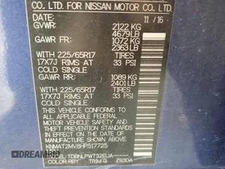 2017 Nissan Rogue SV with VIN KNMAT2MV8HP517725, listed as a Copart auction lot 80308304 with 147,116 mi miles and Salvage Title. Bid and sale history available at carsss.com. Image 13.