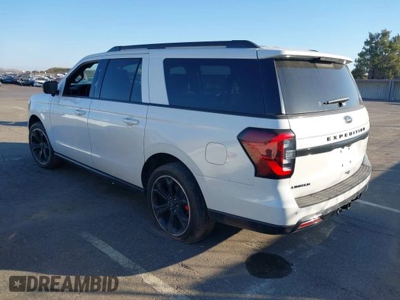 2023 Ford Expedition Max Limited z VIN 1FMJK2AG5PEA09842, wystawiony jako IAAI lot #41372146 z przebiegiem Nie podano mil oraz . Historia ofert i sprzedaży dostępna na DreamBid. Obrazek 3.