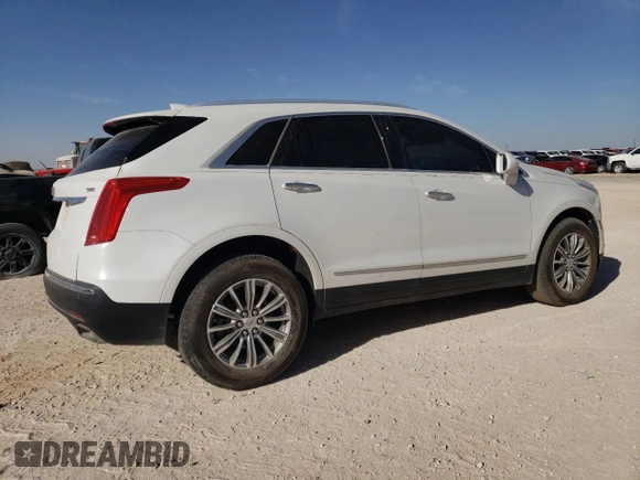 2017 Cadillac XT5 Luxury FWD with VIN 1GYKNBRS2HZ188743, listed as a Copart auction lot 46492805 with 178,865 mi miles and Salvage Title. Bid and sale history available at carsss.com. Image 3.