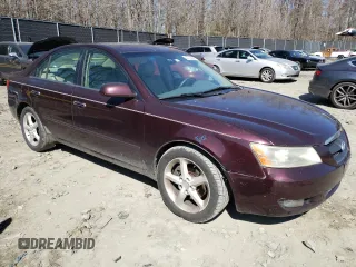 2006 Hyundai Sonata GLS with VIN 5NPEU46F06H057128, listed as a Copart auction lot 47275095 with 222,769 mi miles and Salvage Title. Bid and sale history available at DreamBid. Image 4.