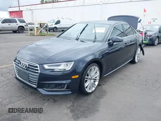 2018 Audi A4 Prestige z VIN WAUFNAF45JA019132, wystawiony jako IAAI lot #42239810 z przebiegiem 63 002 mil mil oraz . Historia ofert i sprzedaży dostępna na DreamBid. Obrazek 2.