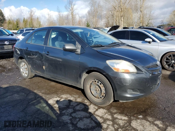 2008 Toyota Yaris with VIN JTDBT923981249091, listed as a Copart auction lot 48683135 with 136,556 mi miles and Salvage Title. Bid and sale history available at DreamBid. Image 4.