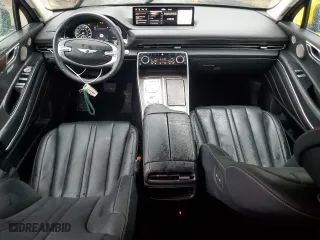 2022 Genesis GV80 with VIN KMUHB4SB3NU079373, listed as a Copart auction lot 66162934 with 30,502 mi miles and Salvage Title. Bid and sale history available at carsss.com. Image 8.