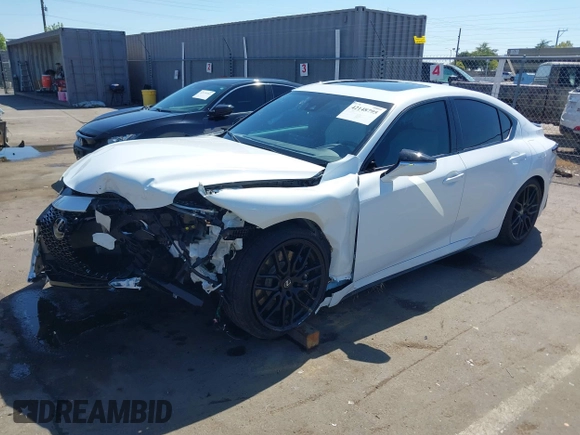2023 Lexus IS 500 F Sport Performance z VIN JTHAP1D24P5004680, wystawiony jako IAAI lot #42148795 z przebiegiem 14 791 mil mil oraz . Historia ofert i sprzedaży dostępna na DreamBid. Obrazek 17.