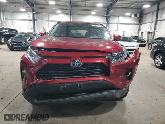 2021 Toyota RAV4 Hybrid LE z VIN 4T3B6RFVXMU053269, wystawiony jako Copart lot #54690095 z przebiegiem 48 815 mil mil oraz Szkoda całkowita • Salvage title. Historia ofert i sprzedaży dostępna na DreamBid. Obrazek 5.