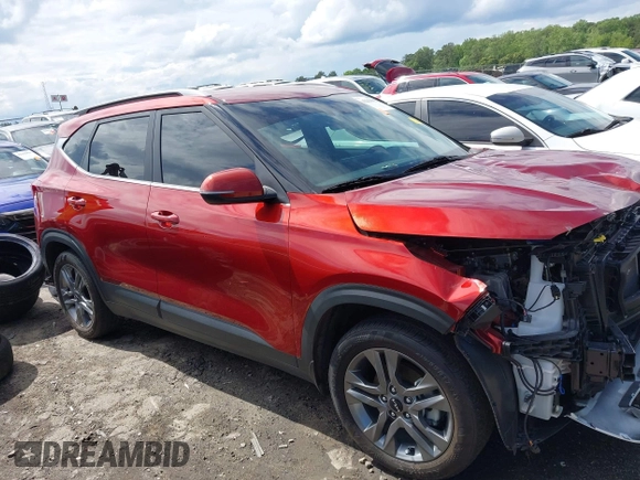 2023 Kia Seltos S with VIN KNDEU2AA1P7432837, listed as a IAAI auction lot 42213801 with 34,820 mi miles and . Bid and sale history available at DreamBid. Image 14.
