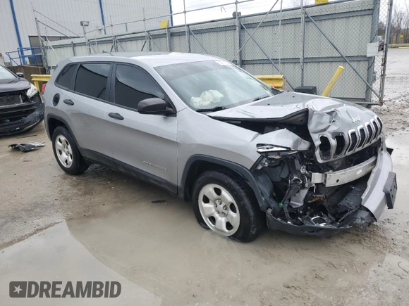 2017 Jeep Cherokee Sport with VIN 1C4PJMAB1HW578068, listed as a Copart auction lot 42719785 with 193,278 mi miles and Non Repairable. Bid and sale history available at carsss.com. Image 4.