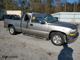 2002 Chevrolet Silverado 1500 LT with VIN 2GCEC19T821250979, listed as a Copart auction lot 82827974 with 219,131 mi miles and Salvage Title. Bid and sale history available at carsss.com. Image 4.