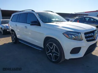2017 Mercedes-Benz GLS with VIN 4JGDF7DE2HA784150, listed as a IAAI auction lot 41666643 with 88,654 mi miles. Bid and sale history available at carsss.com. Image 1.