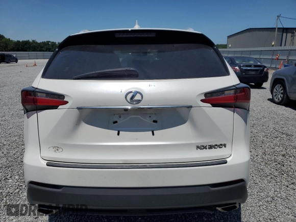 2017 Lexus NX 200t with VIN JTJYARBZ8H2064641, listed as a Copart auction lot 61953405 with 127,993 mi miles and Clean title. Bid and sale history available at DreamBid. Image 6.