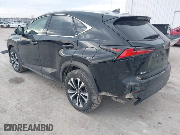 2020 Lexus NX with VIN JTJSARDZ3L2229278, listed as a IAAI auction lot 41640670 with 58,754 mi miles. Bid and sale history available at carsss.com. Image 3.