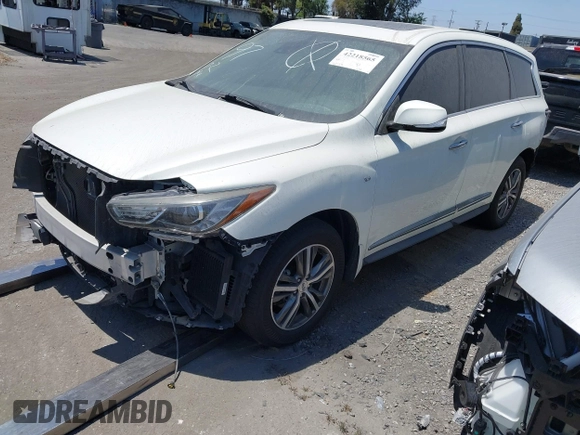 2019 Infiniti QX60 Pure with VIN 5N1DL0MN0KC569636, listed as a IAAI auction lot 42218565 with 47,971 mi miles and . Bid and sale history available at DreamBid. Image 23.