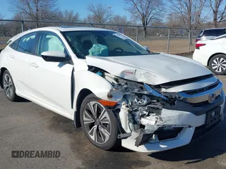 2017 Honda Civic Sedan EX-L with VIN 2HGFC1F70HH651956, listed as a IAAI auction lot 41754511 with 129,385 mi miles. Bid and sale history available at carsss.com. Image 6.