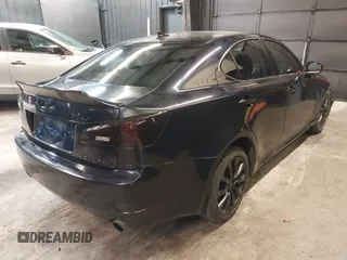 2007 Lexus IS 250 with VIN JTHCK262872012888, listed as a IAAI auction lot 42095706 with 218,936 mi miles. Bid and sale history available at carsss.com. Image 4.