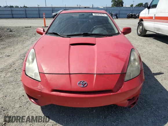 2005 Toyota Celica GT z VIN JTDDR32TX50181390, wystawiony jako Copart lot #58587815 z przebiegiem 235 807 mil mil oraz Tytuł czysty. Historia ofert i sprzedaży dostępna na DreamBid. Obrazek 5.