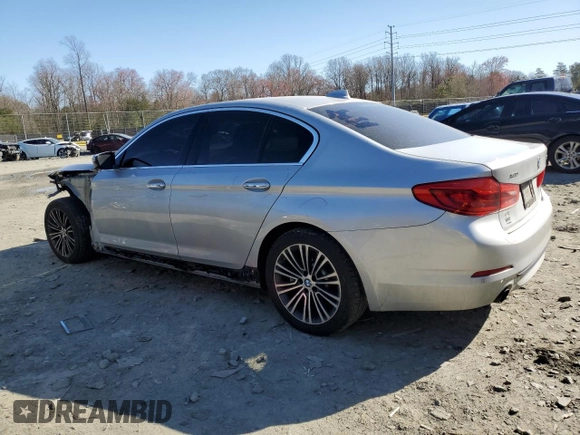 2018 BMW 5 Series 530i xDrive with VIN WBAJA7C51JWA74673, listed as a Copart auction lot 49479335 with 98,312 mi miles and Salvage Title. Bid and sale history available at carsss.com. Image 2.