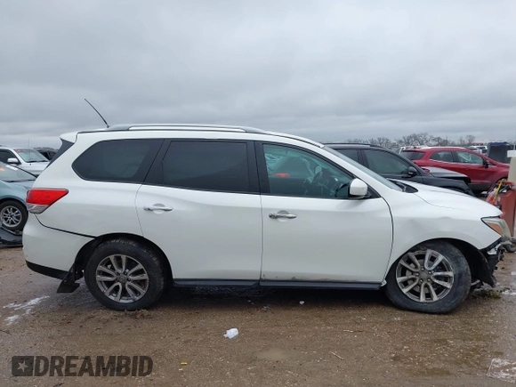2016 Nissan Pathfinder Platinum with VIN 5N1AR2MM9GC650761, listed as a IAAI auction lot 41553653 with 79,695 mi miles and . Bid and sale history available at DreamBid. Image 14.