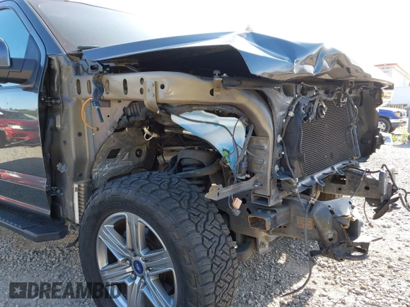 2018 Ford F-150 XL with VIN 1FTEW1E55JFC57989, listed as a IAAI auction lot 42395654 with 55,505 mi miles and . Bid and sale history available at DreamBid. Image 18.
