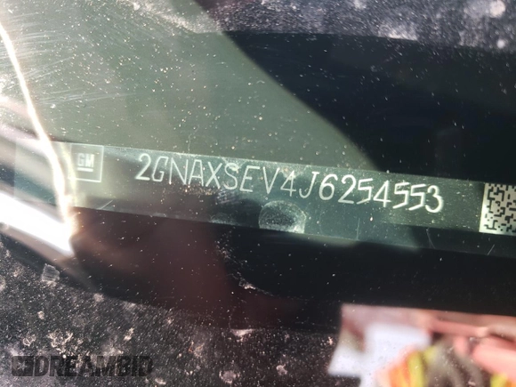 2018 Chevrolet Equinox LT with VIN 2GNAXSEV4J6254553, listed as a Copart auction lot 80531124 with 92,977 mi miles and Clean Title. Bid and sale history available at DreamBid. Image 15.