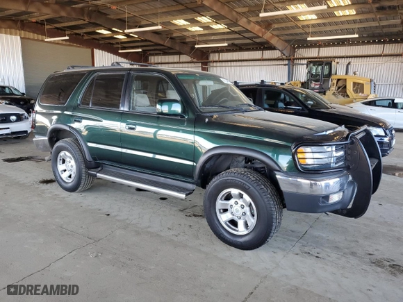 1999 Toyota 4Runner SR5 with VIN JT3HN86R0X0256050, listed as a Copart auction lot 46704965 with 200,353 mi miles and Salvage Title. Bid and sale history available at carsss.com. Image 4.