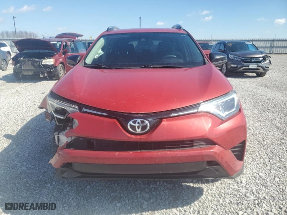 2017 Toyota RAV4 LE with VIN 2T3ZFREV3HW330527, listed as a Copart auction lot 46845535 with 107,784 mi miles and Salvage Title. Bid and sale history available at carsss.com. Image 5.
