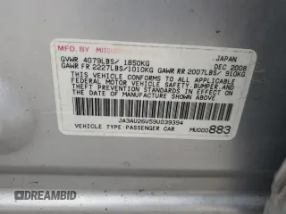 2009 Mitsubishi Lancer ES with VIN JA3AU26U59U039394, listed as a Copart auction lot 78926484 with 153,262 mi miles and Salvage Title. Bid and sale history available at carsss.com. Image 12.