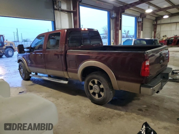 2011 Ford Super Duty F-250 SRW XL with VIN 1FT7W2AT7BEC34997, listed as a Copart auction lot 82990994 with 94,905 mi miles and Salvage Title. Bid and sale history available at carsss.com. Image 2.