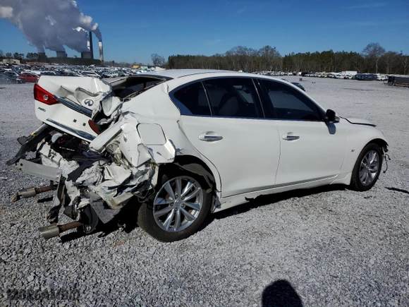 2014 Infiniti Q50 Premium with VIN JN1BV7AR5EM705542, listed as a Copart auction lot 46433935 with NaN miles and Salvage Title. Bid and sale history available at carsss.com. Image 3.
