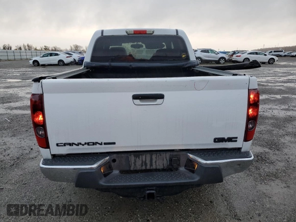 2012 GMC Canyon SLE1 with VIN 1GTD5MFE3C8168525, listed as a Copart auction lot 84485004 with 89,059 mi miles and Salvage Title. Bid and sale history available at carsss.com. Image 6.
