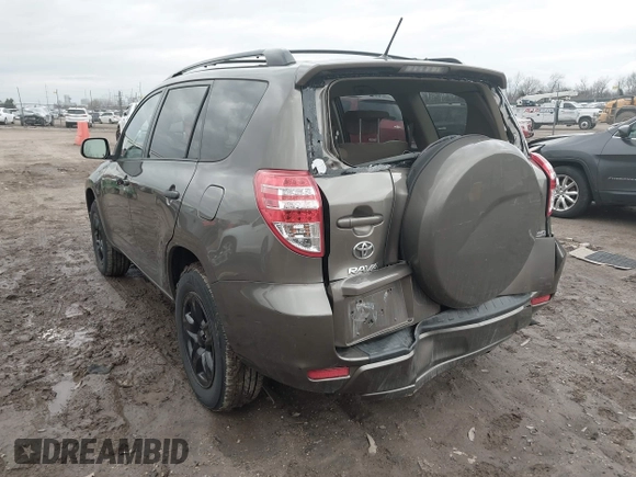 2011 Toyota RAV4 with VIN 2T3BF4DV6BW095344, listed as a IAAI auction lot 41834747 with 123,872 mi miles. Bid and sale history available at carsss.com. Image 3.