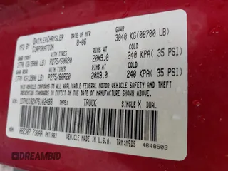 2007 Dodge 1500 Laramie с VIN 1D7HU182X7S102493, выставлен на аукционе IAAI как лот 42176765 с пробегом 178 529 миль миль и . История ставок и продаж доступна на DreamBid. Изображение 9.