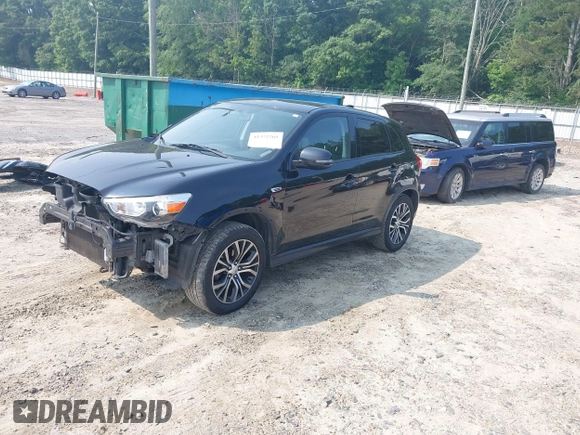 2018 Mitsubishi Outlander SE with VIN JA4AP3AW8JU024233, listed as a IAAI auction lot 42372765 with 104,655 mi miles and . Bid and sale history available at DreamBid. Image 2.