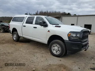 2024 Ram 2500 Tradesman with VIN 3C6UR5CL2RG368092, listed as a Copart auction lot 47011285 with 7,102 mi miles and Salvage title. Bid and sale history available at DreamBid. Image 4.