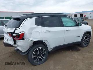 2023 Jeep Compass Limited с VIN 3C4NJDCNXPT569145, выставлен на аукционе IAAI как лот 42781504 с пробегом 39 954 миль миль и . История ставок и продаж доступна на DreamBid. Изображение 4.