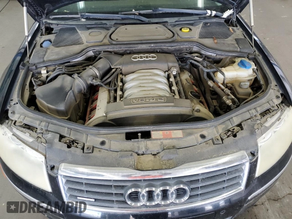 2004 Audi A8 с VIN WAUML44E34N010274, выставлен на аукционе Copart как лот 57658765 с пробегом 122 652 миль миль и Чистый • Clean title. История ставок и продаж доступна на DreamBid. Изображение 11.