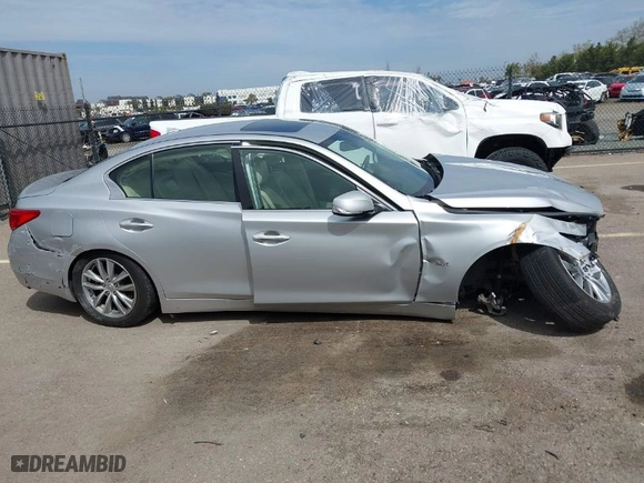 2017 Infiniti Q50 3.0t Premium with VIN JN1EV7AP5HM731123, listed as a IAAI auction lot 41795396 with NaN miles. Bid and sale history available at carsss.com. Image 13.