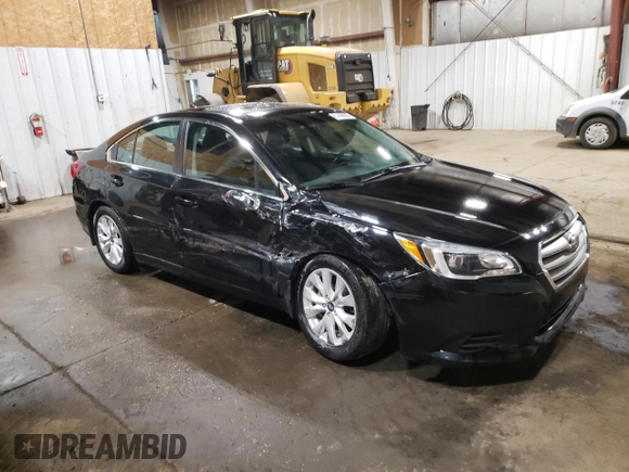 2017 Subaru Legacy Premium with VIN 4S3BNAD68H3027908, listed as a Copart auction lot 61406595 with 57,859 mi miles and Salvage title. Bid and sale history available at DreamBid. Image 4.