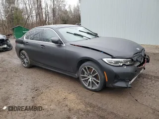 2021 BMW 3 Series 330i xDrive with VIN 3MW5R7J0XM8B98047, listed as a Copart auction lot 82392774 with 0 mi miles and Salvage Title. Bid and sale history available at carsss.com. Image 4.