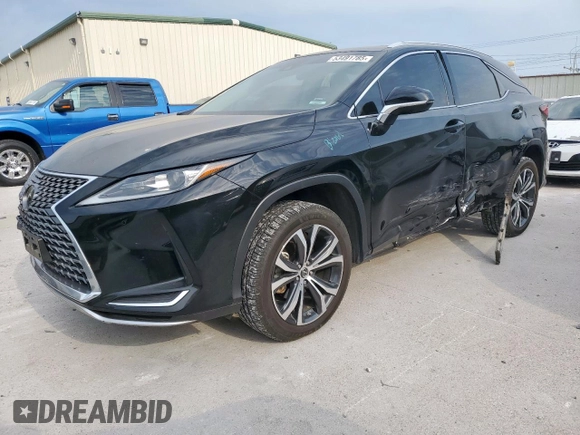2020 Lexus RX with VIN 2T2HZMAA4LC182010, listed as a Copart auction lot 53491785 with 49,817 mi miles and Salvage Title. Bid and sale history available at carsss.com. Image 1.